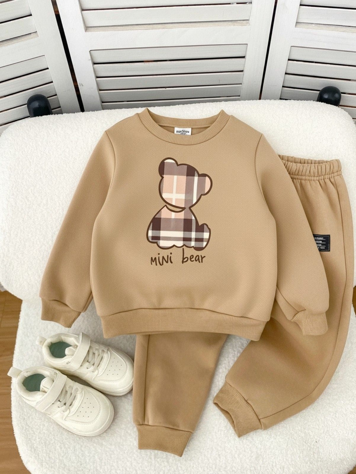 Mini Bear Printed Kids Winter Suit (Each)