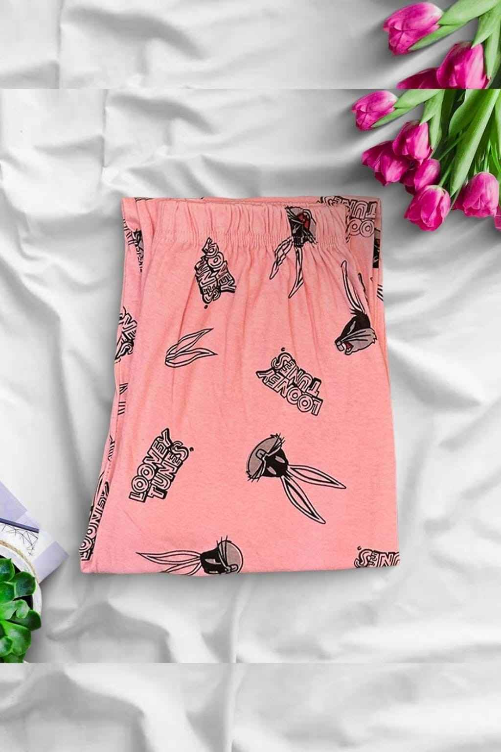 Pink Bunny Sleeping Pajama For Women