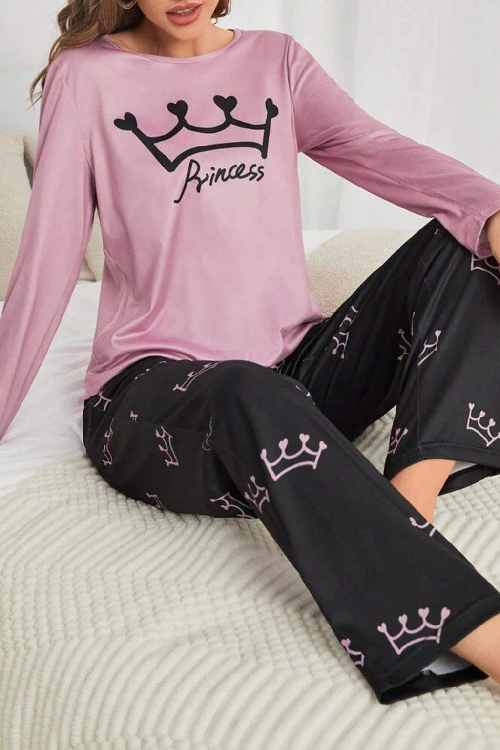 Princess Printed Night Suit