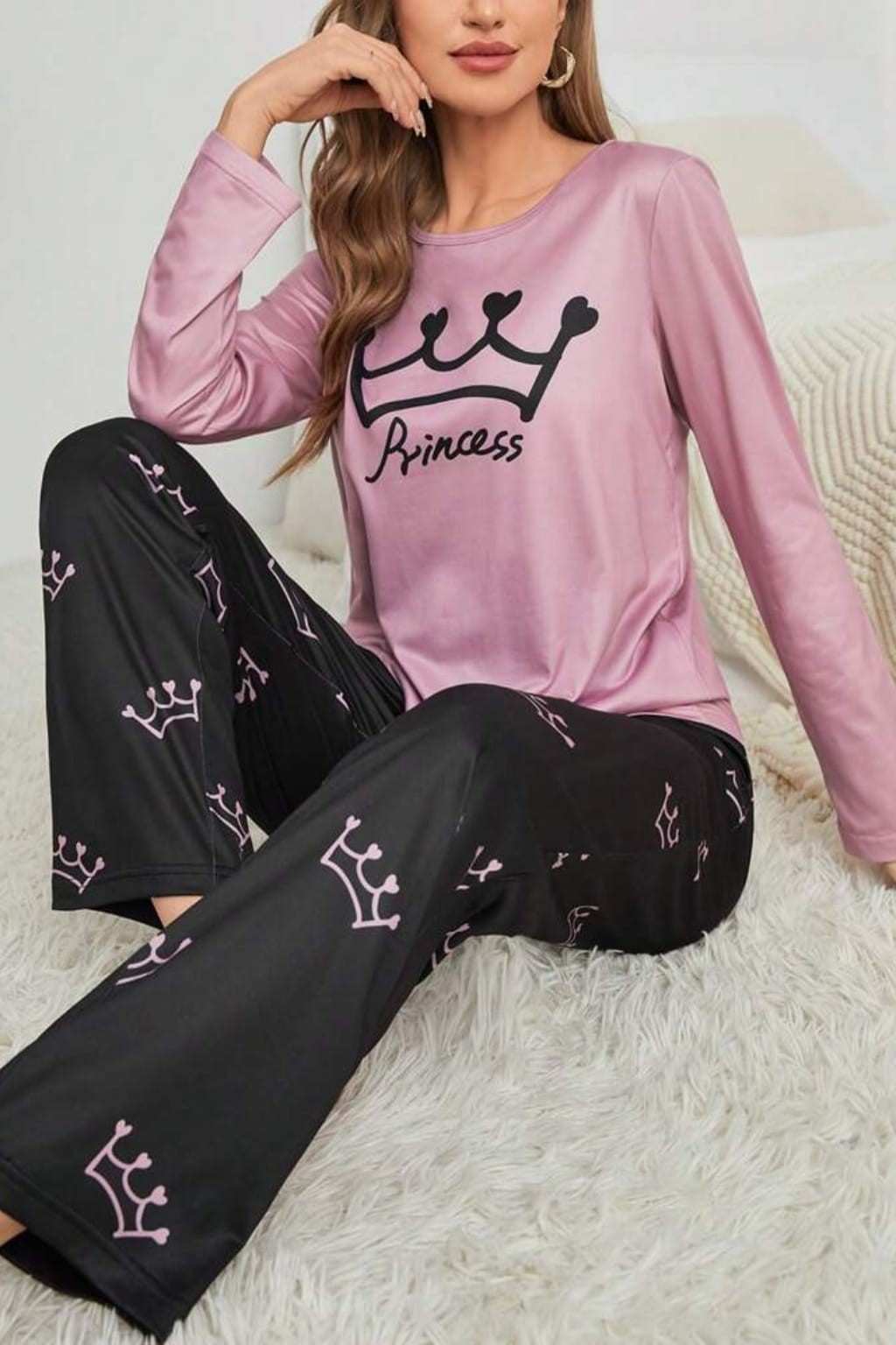 Princess Printed Night Suit