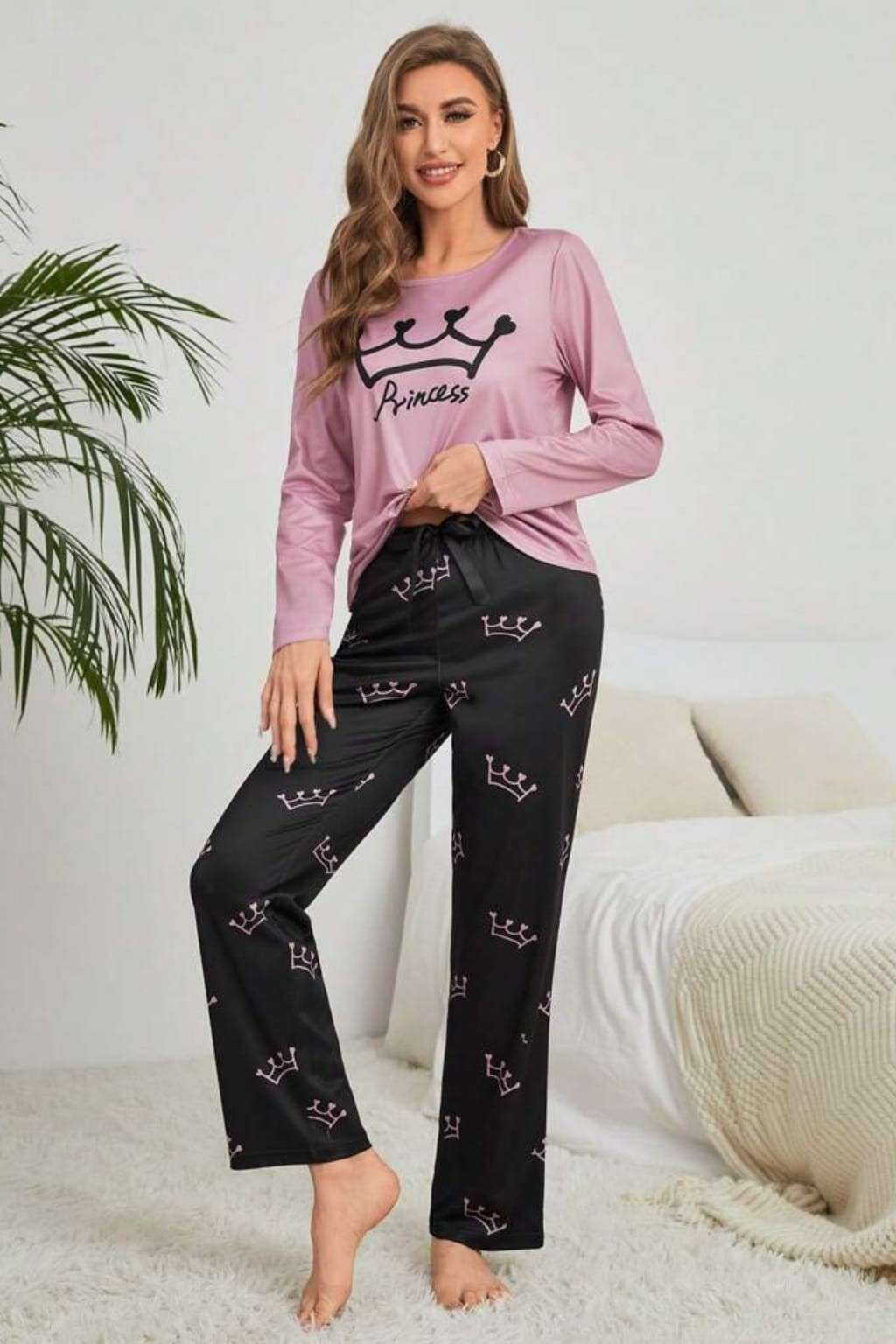Princess Printed Night Suit