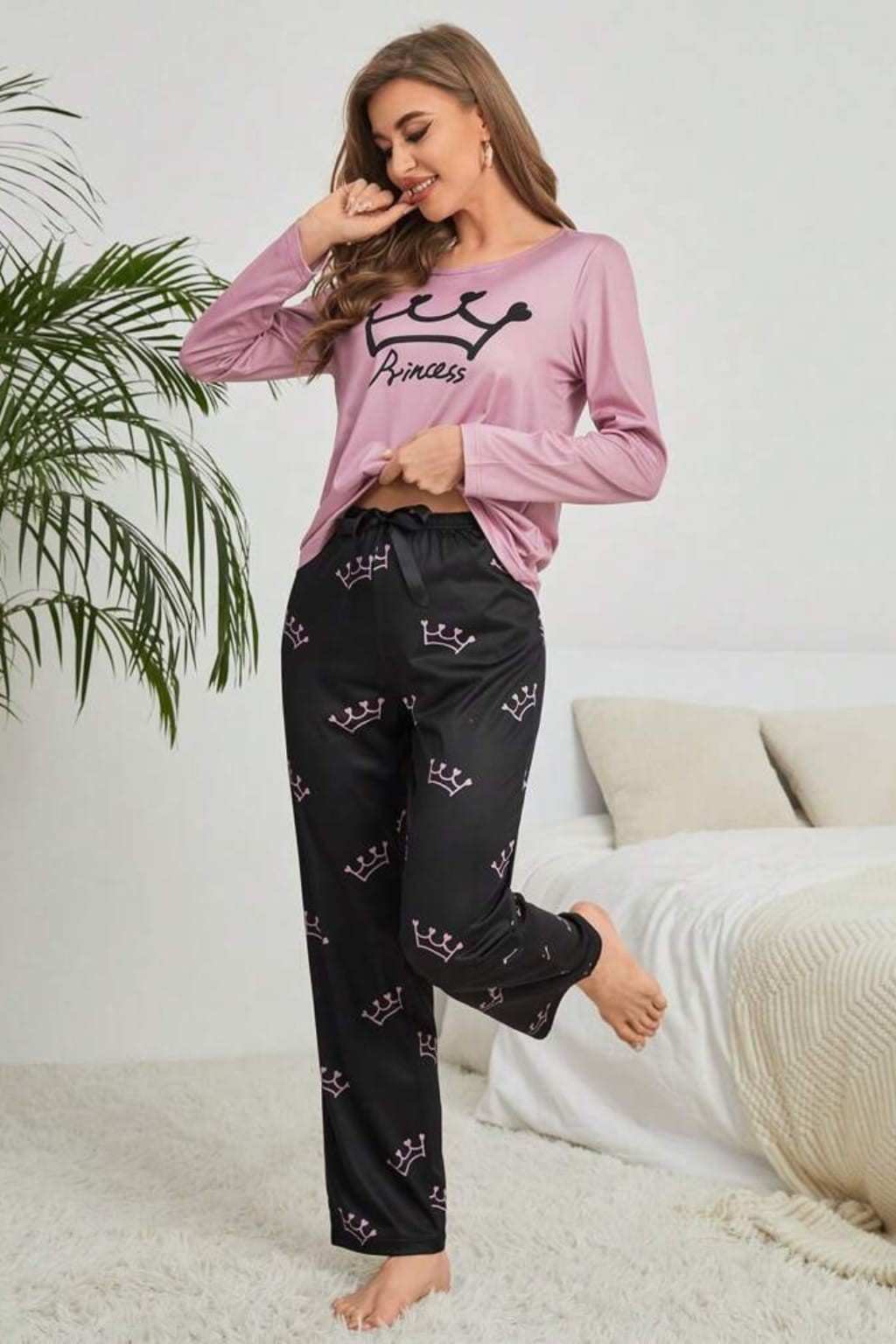 Princess Printed Night Suit