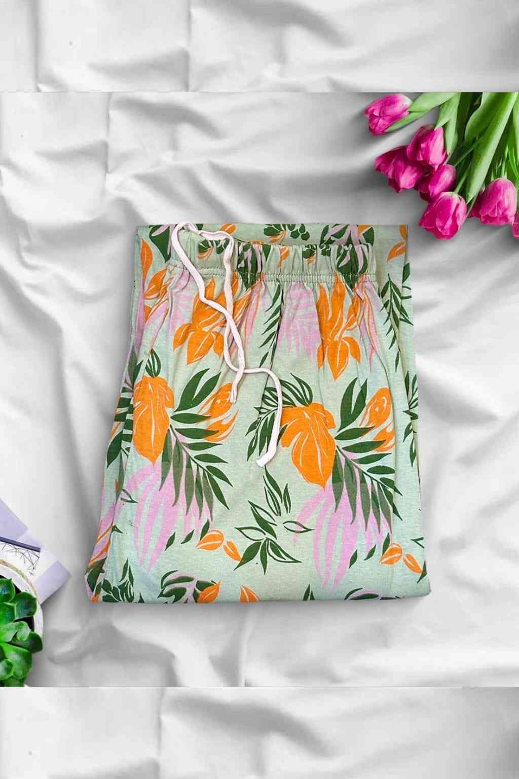 Tropical Sleeping Pajama For Women