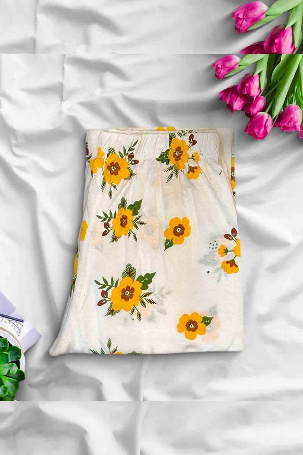 Yellow Pocket Sleeping Pajama For Women