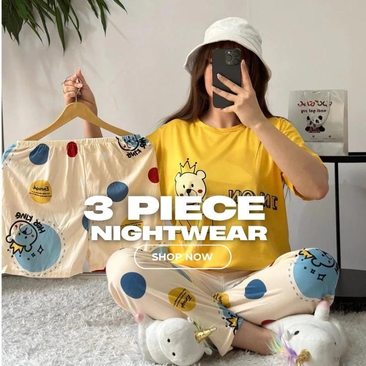 3 Piece Nightwear