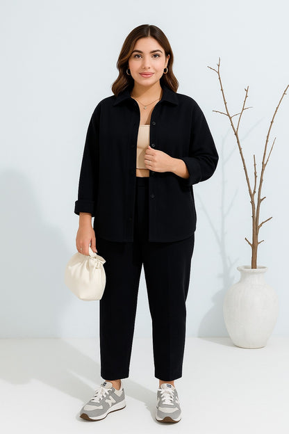 Winter Button Style 2 PC Co-Ord Set