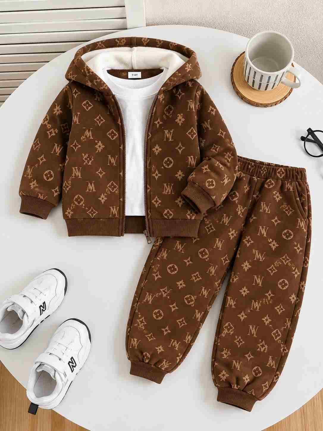 Cocoa Luxe Kids Hoodie Co-Ord Set