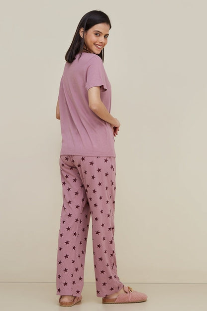 Love Sleep Printed Night Suit