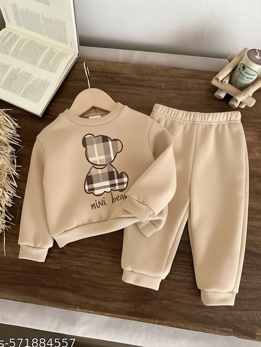 Mini Bear Printed Kids Winter Suit (Each)