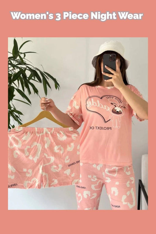 3 Piece Honey Baby Nightwear