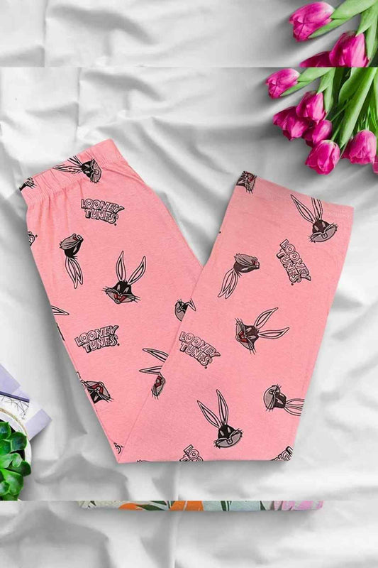 Pink Bunny Sleeping Pajama For Women