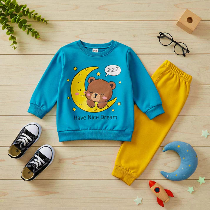 Moon Printed Kids Winter Suit (Each)