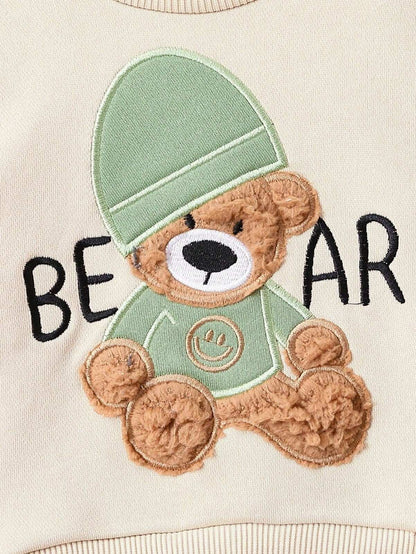 Bear Design Printed Kids Winter Suit (Each)