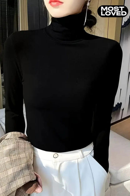 Black High Neck for Women's