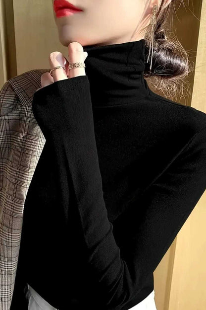 Black High Neck for Women's