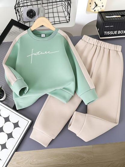 Fawn Letter Printed Kids Winter Suit (Each)