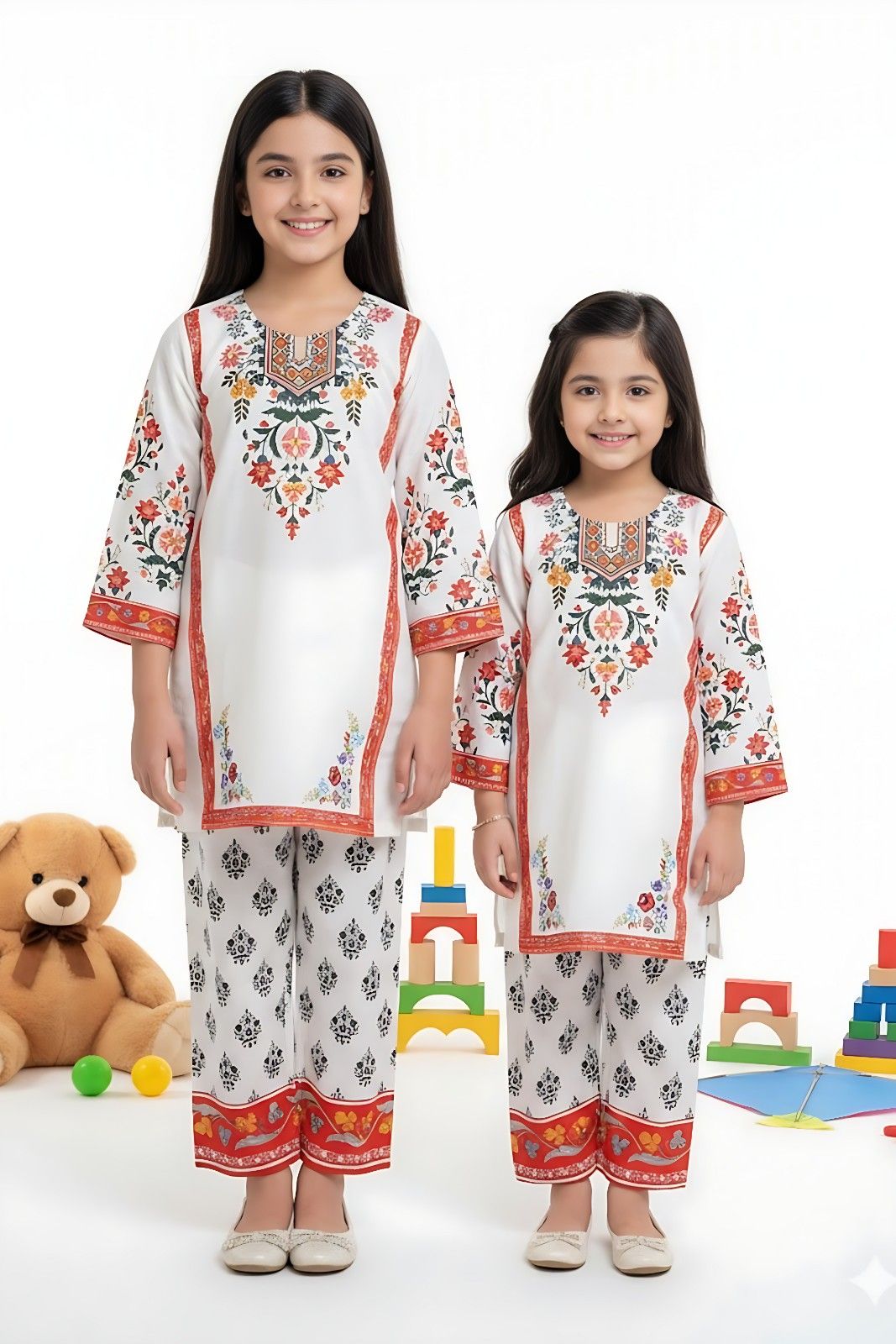 Floral Grace Swiss Co-ord Set (Each)