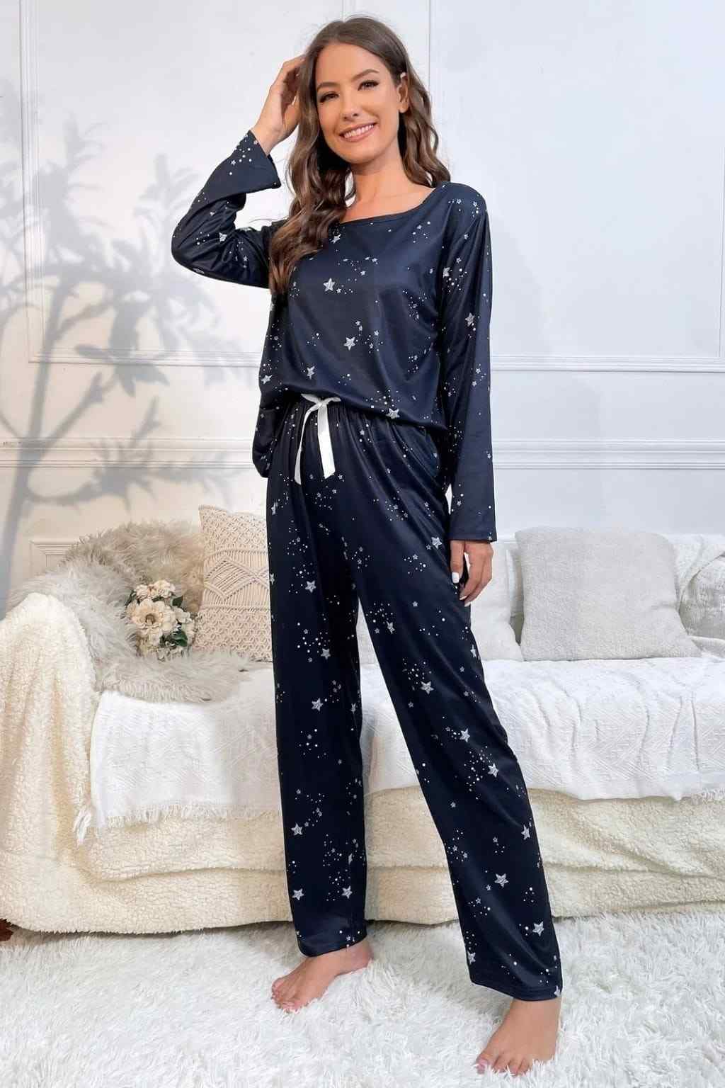 Galaxy Printed Night Suit