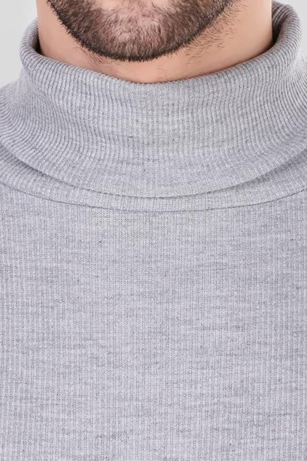 Grey High Neck for Men's