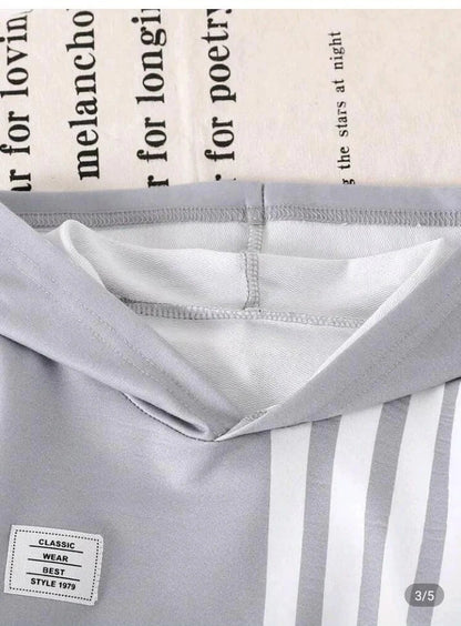 Grey Liner Printed Kids Winter Suit (Each)