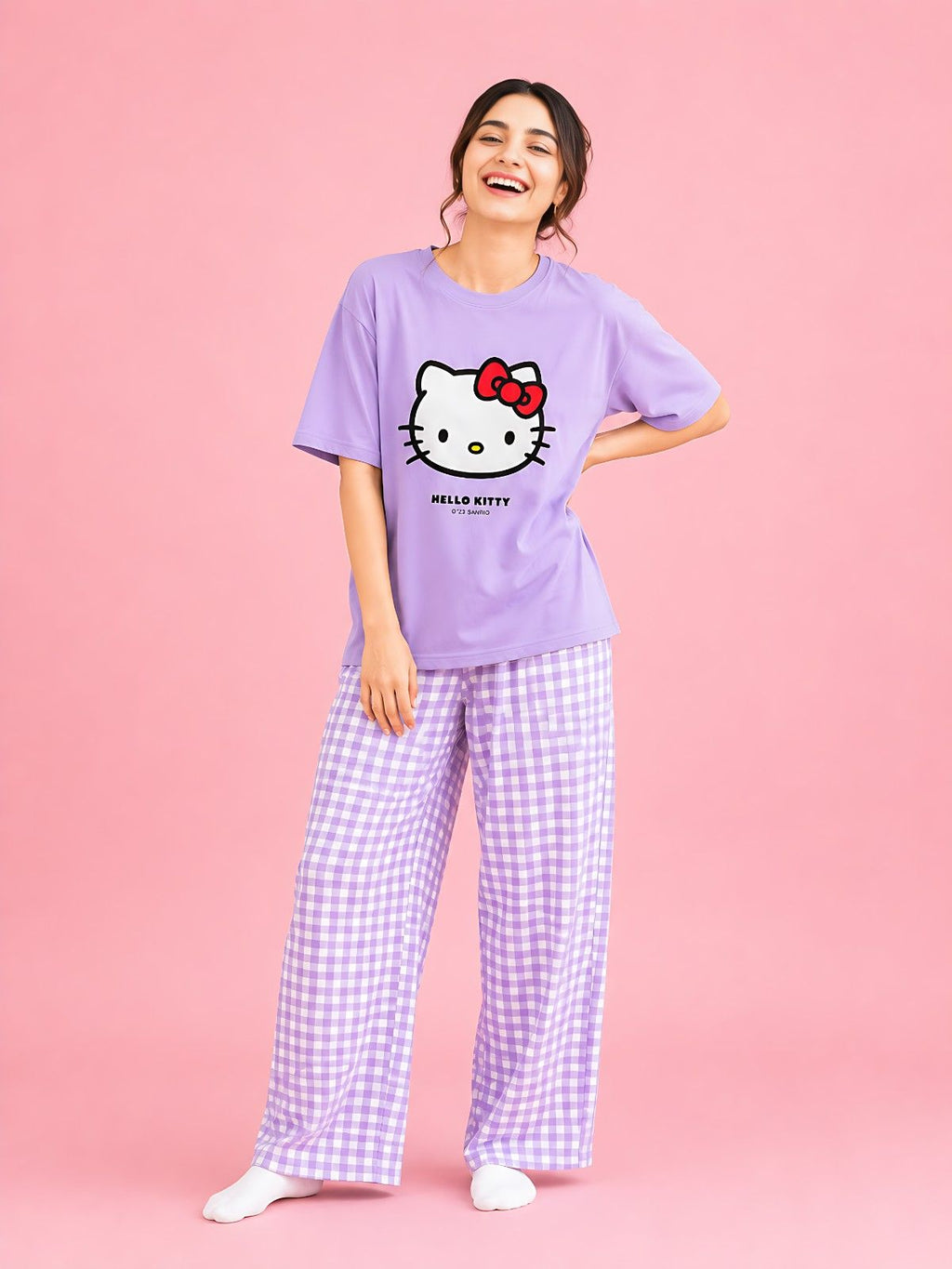 Hello Kitty Dream Lavender Purple PJ Set