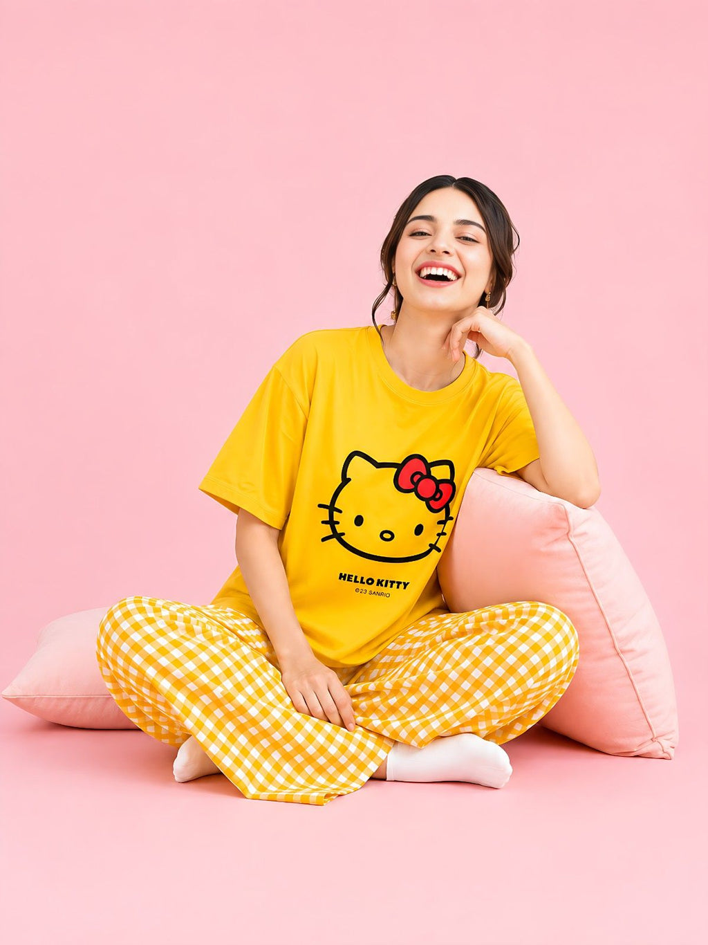 Hello Kitty Dream Yellow  PJ Set