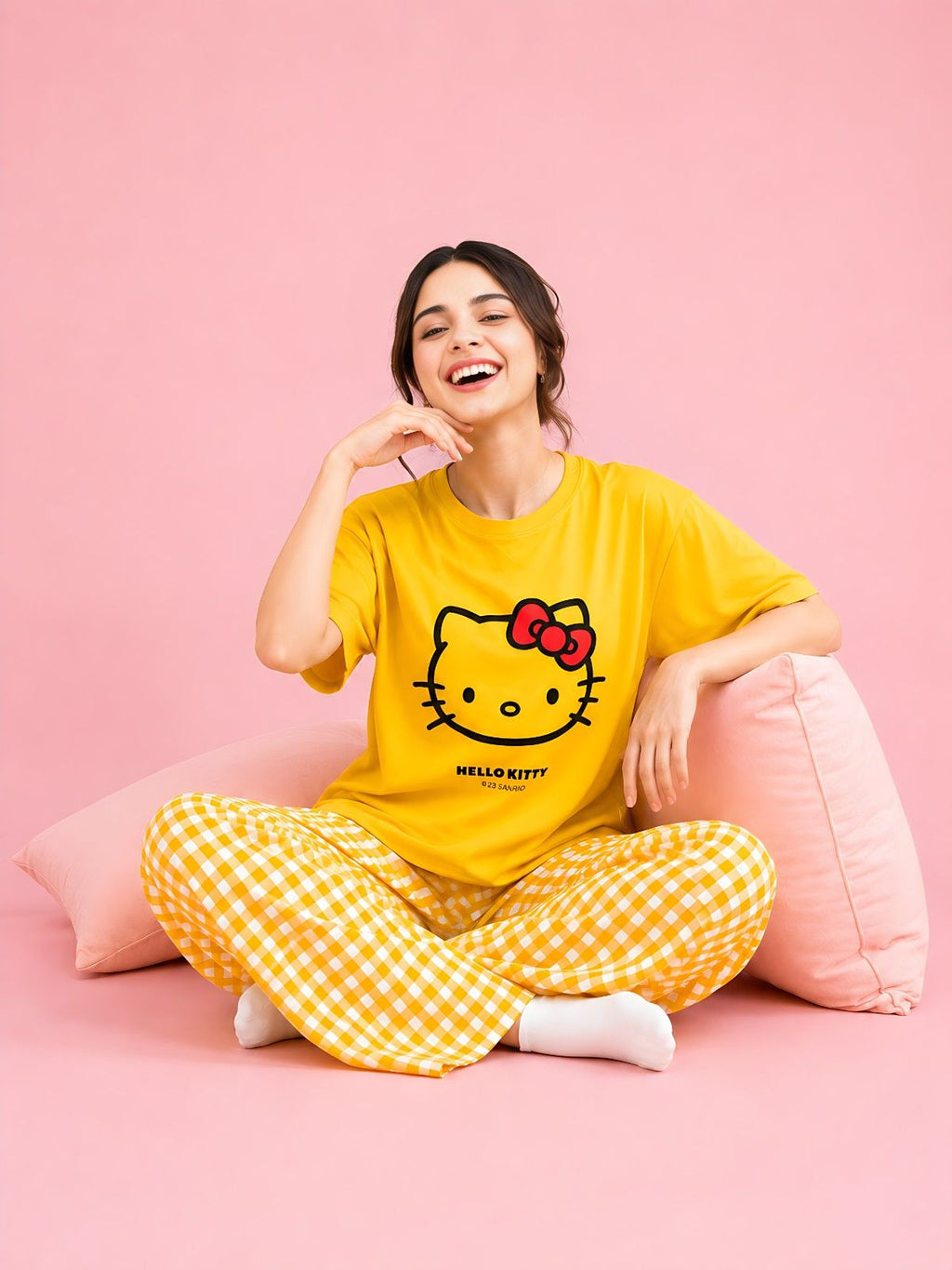 Hello Kitty Dream Yellow  PJ Set