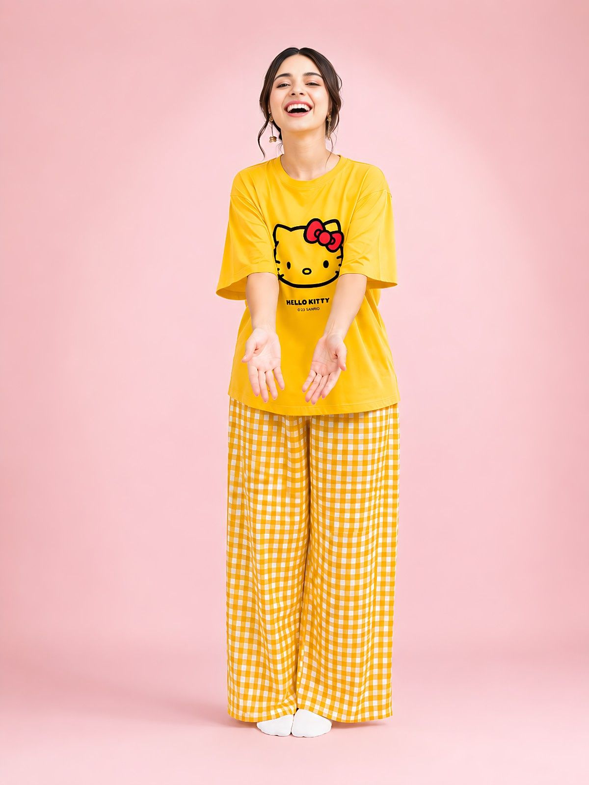 Hello Kitty Dream Yellow  PJ Set