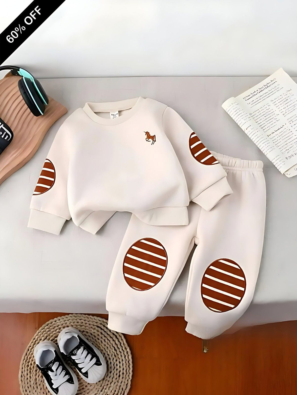 Horse Printed Kids Winter Suit (Each)