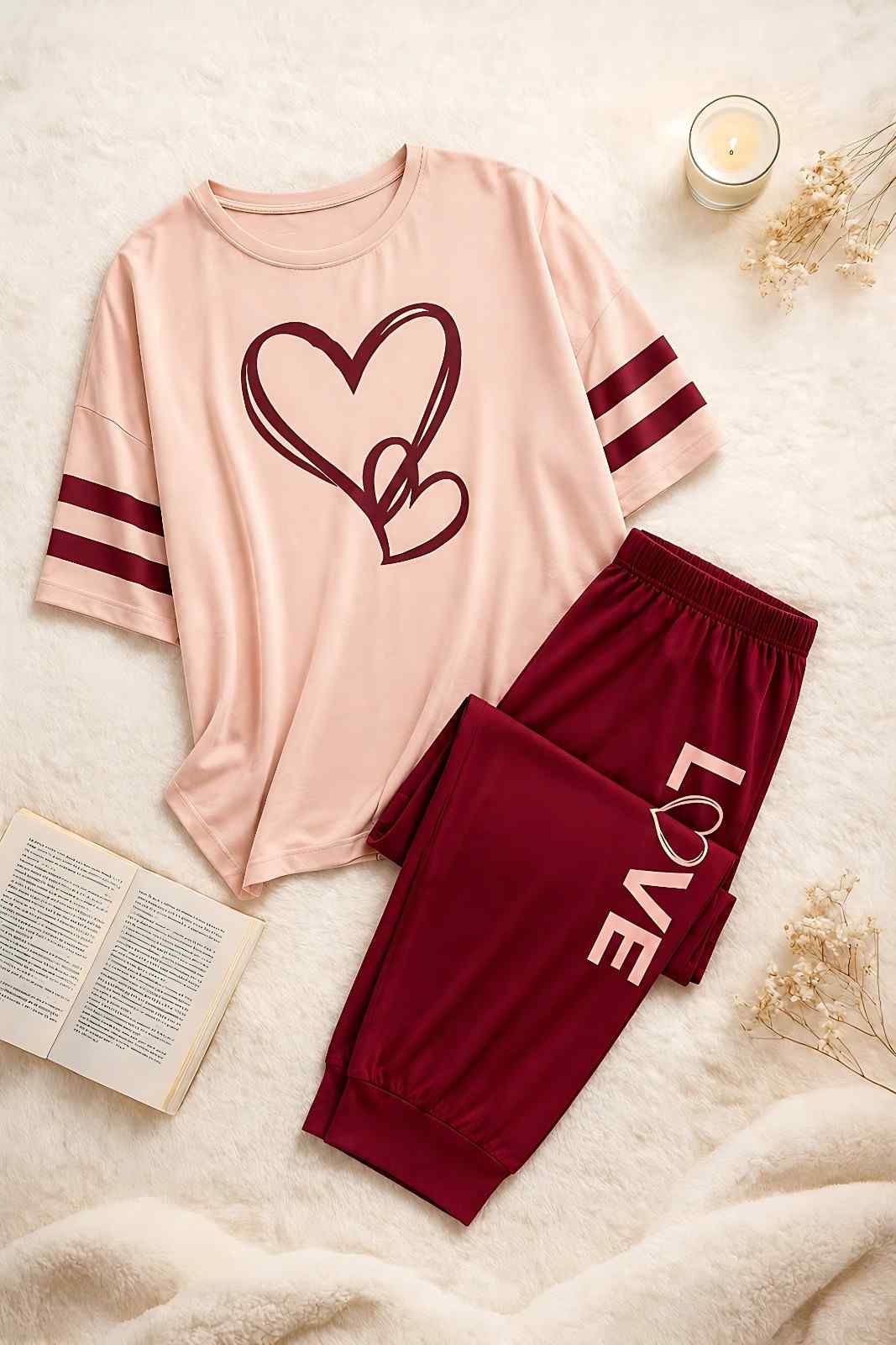 Luxe Heartbeat Cozy PJ Set