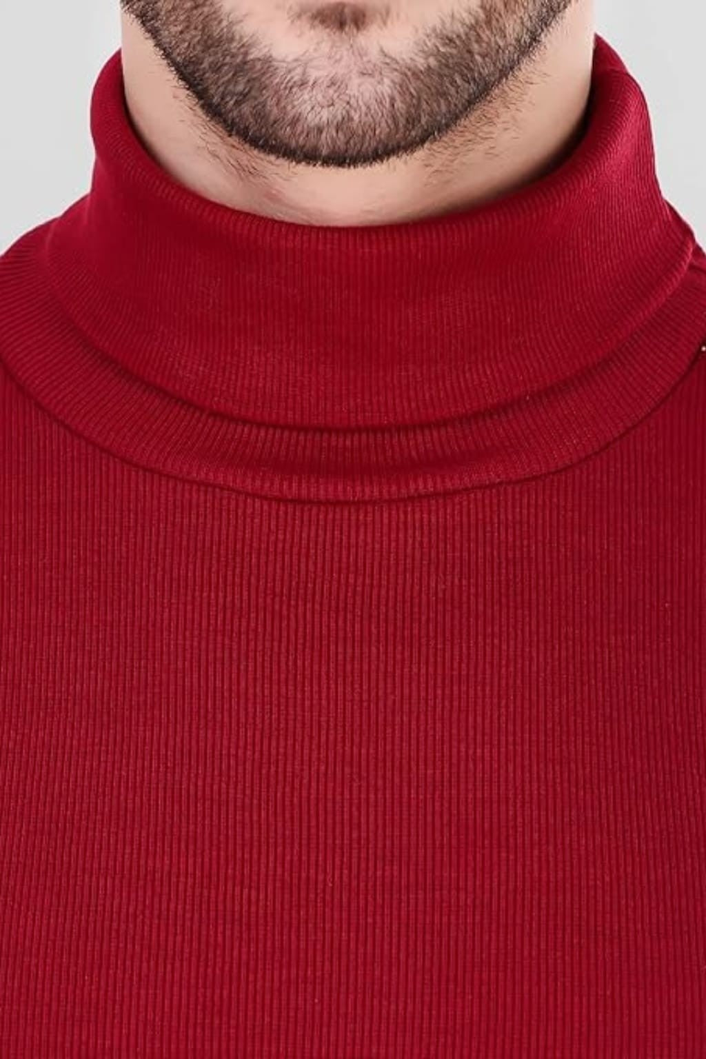 Maroon High Neck for Men's