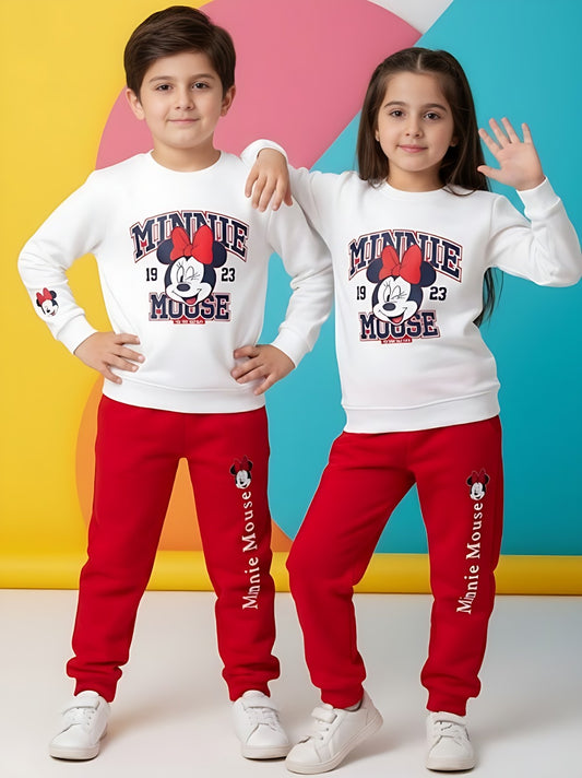 Minnie Mouse Printed Fleece Winter Suit For Winter (Each)