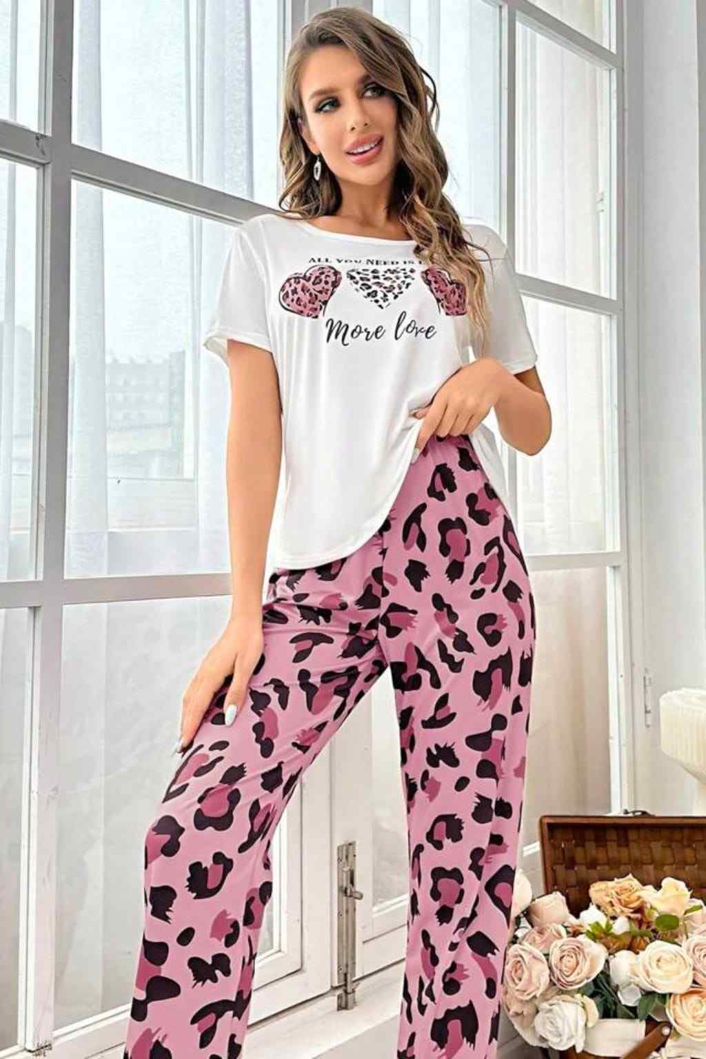 Panther Skin Printed Night Suit