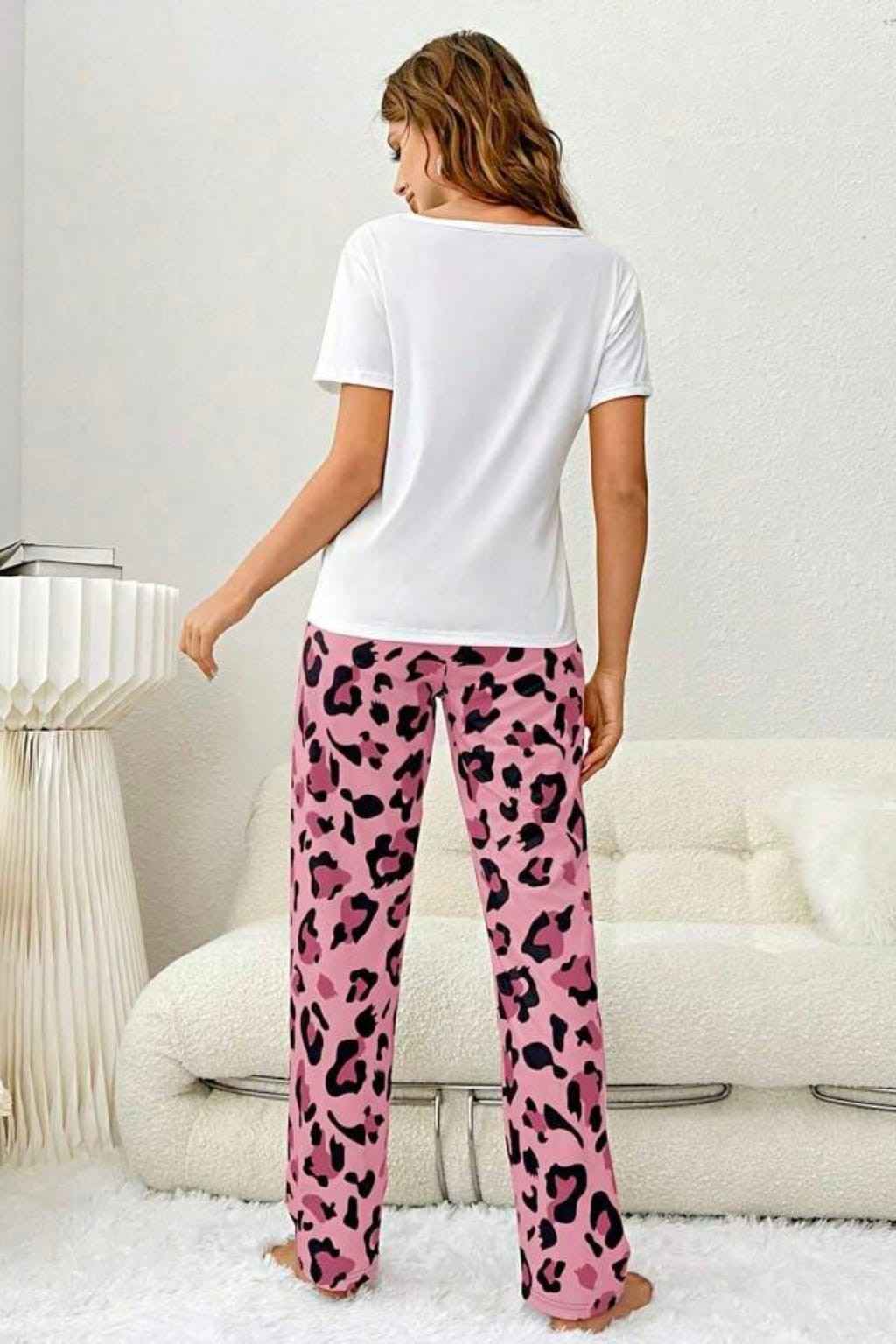 Panther Skin Printed Night Suit