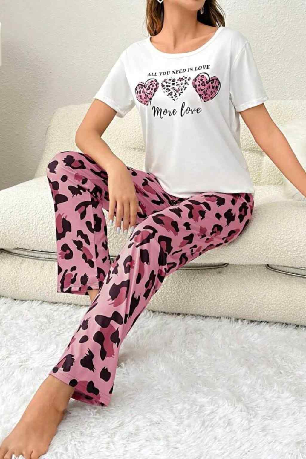 Panther Skin Printed Night Suit