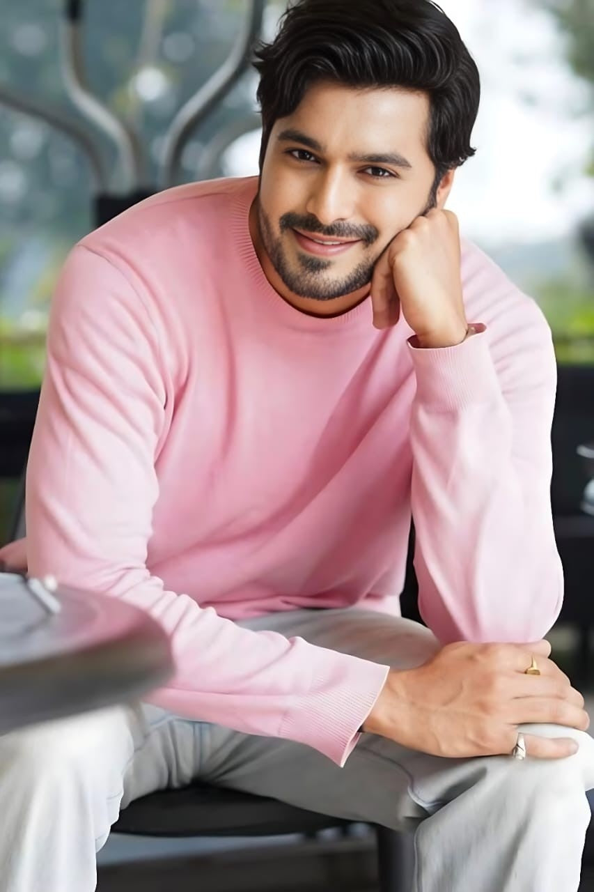 Pink Basic Men's Sweat Shirt