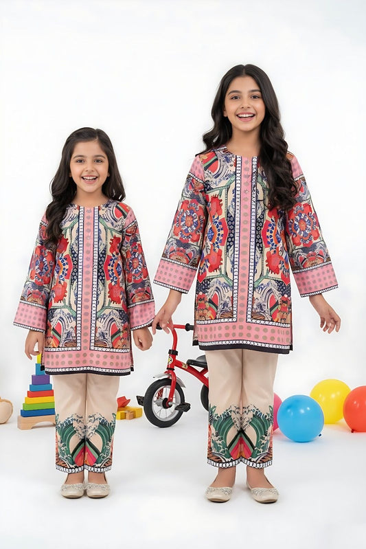 Pink Paradise Swiss Co-ord Set (Each)