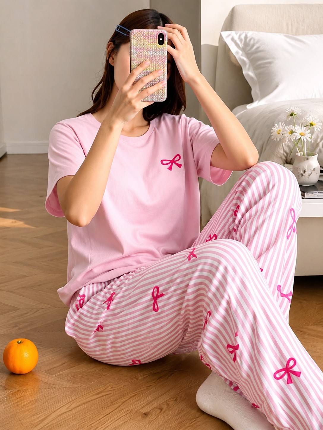 Pink Ribbon Dream PJ Set
