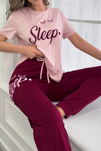 Sleepy Eyes Printed Night Suit