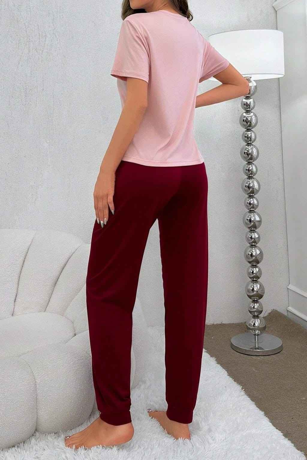 Sleepy Eyes Printed Night Suit