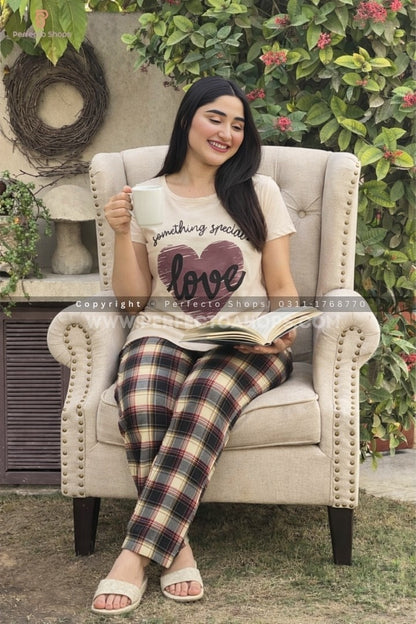 Something Special Printed Night Suit