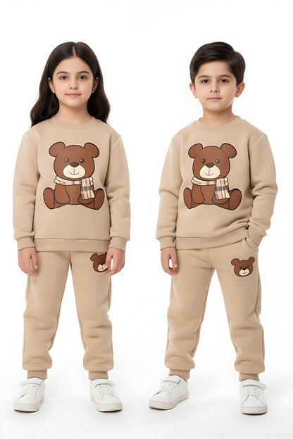 Teddy Bear Printed Kids Winter Suit (Each)