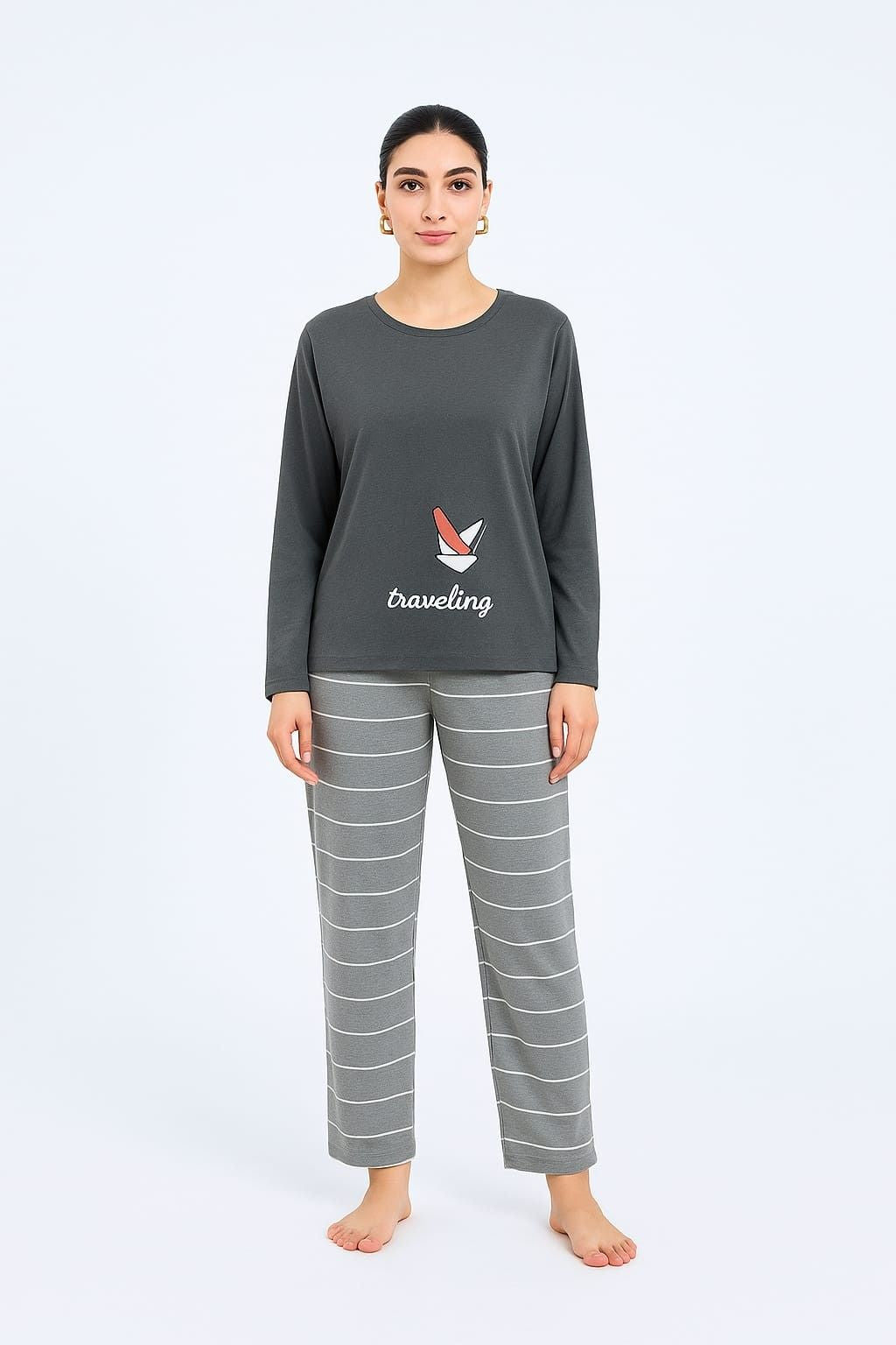 Traveling Printed Night Suit