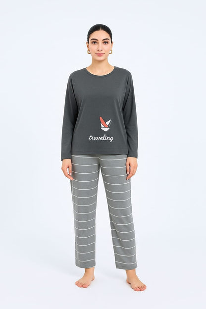 Traveling Printed Night Suit