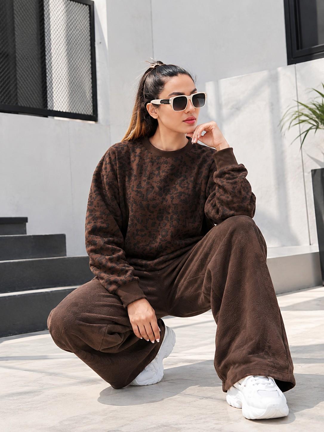 Urban Leopard Premium Winter Fleece Co-Ord Set