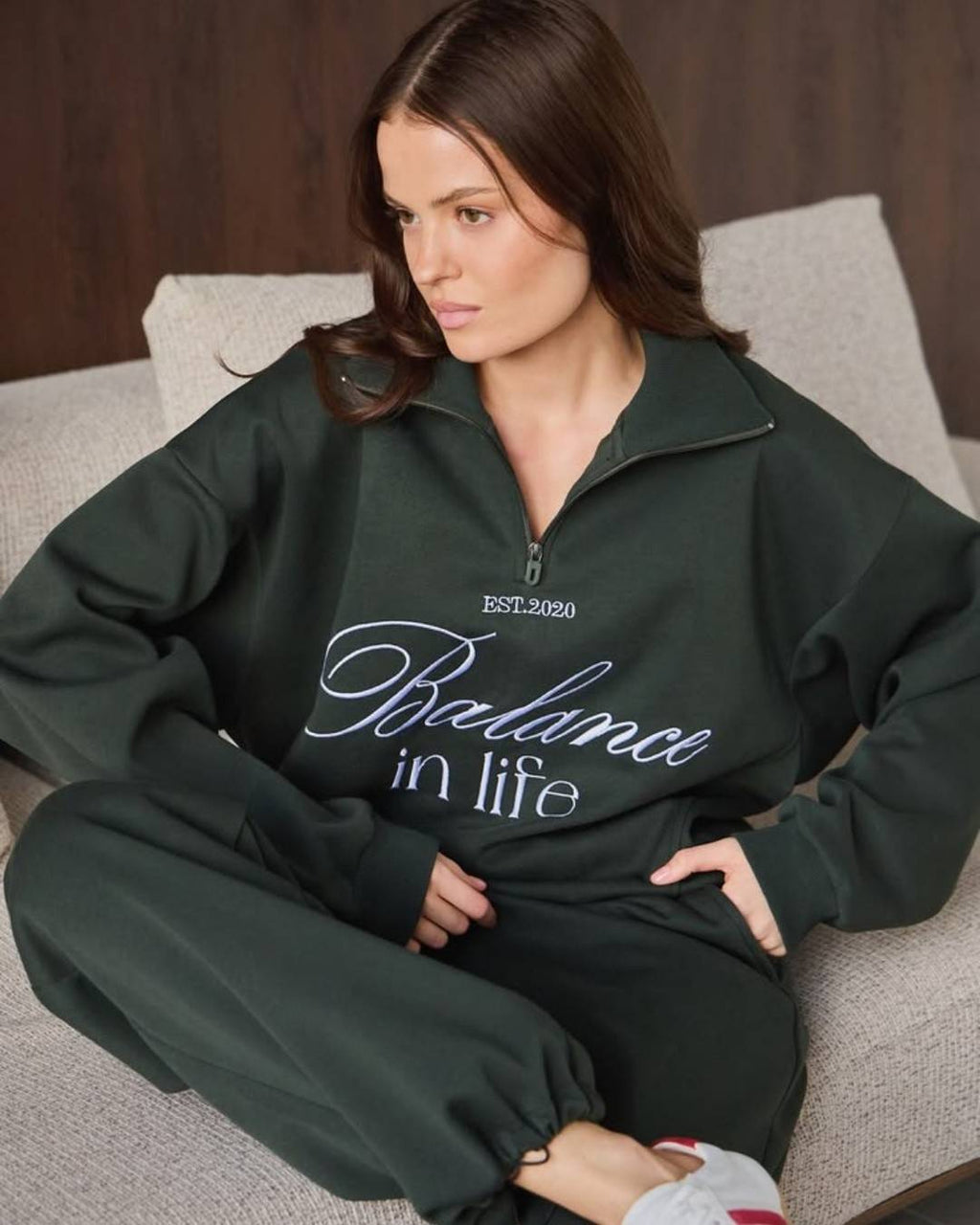 Forest Green Pullover Co-Ord Set