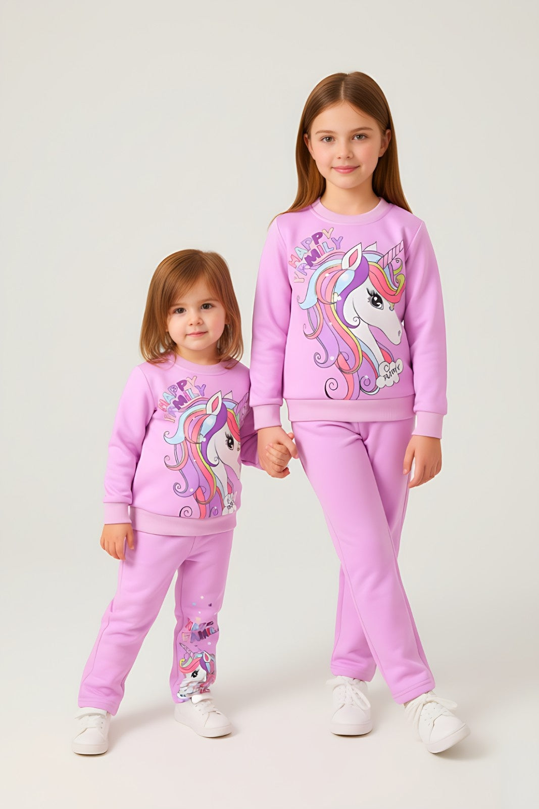 Happy Family Printed Fleece Winter Suit For Kids