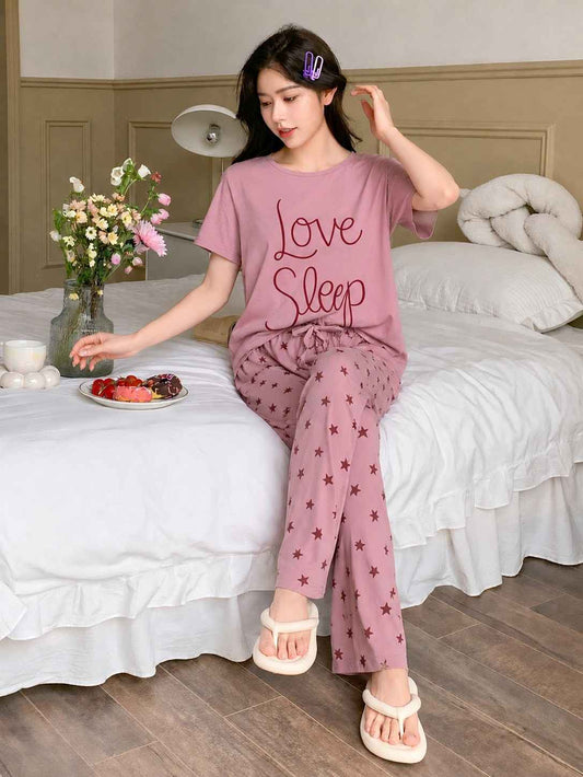 Love Sleep Dreamy Star Pajama PJ Set