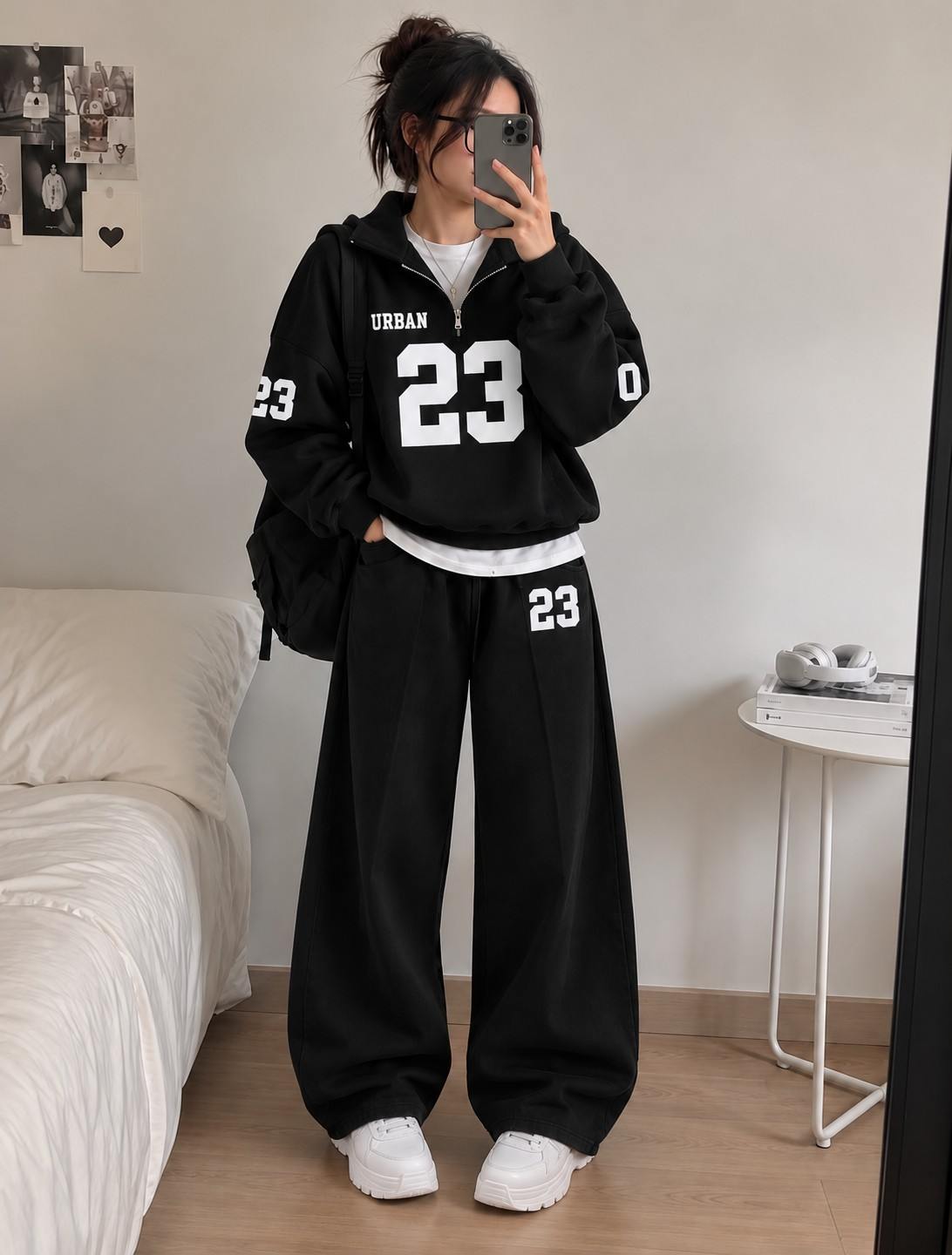 URBAN Zip up Style Oversized Tracksuit