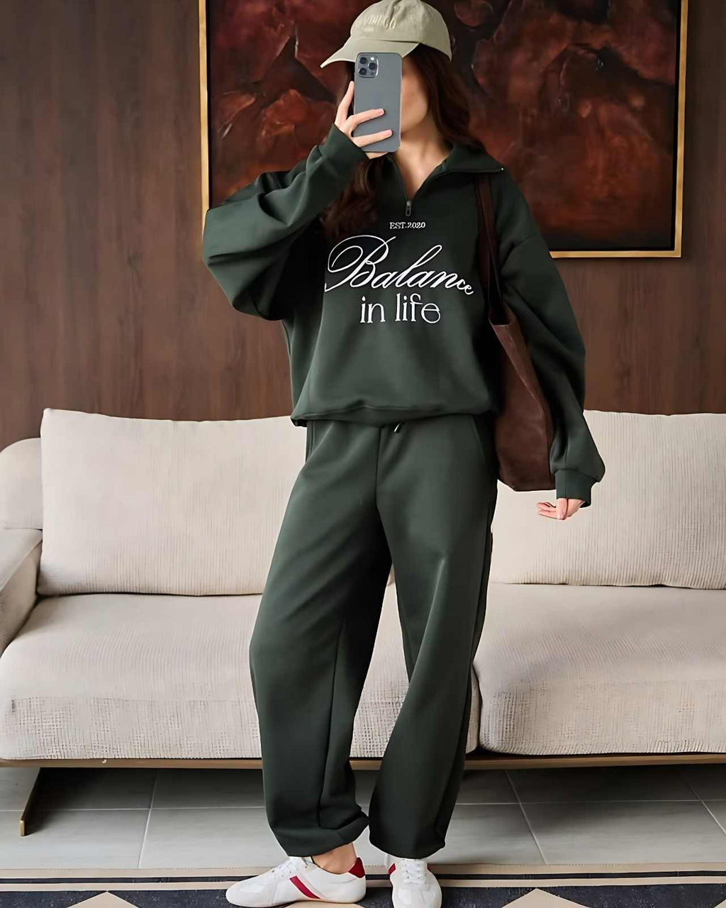 Forest Green Pullover Co-Ord Set